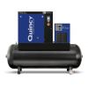Quincy QGS-15-TID, 15 HP Rotary Screw Air Compressor, 56 CFM. 120 Gallon Air Tank & Air Dryer 208-230/460 Volt, 3-Phase